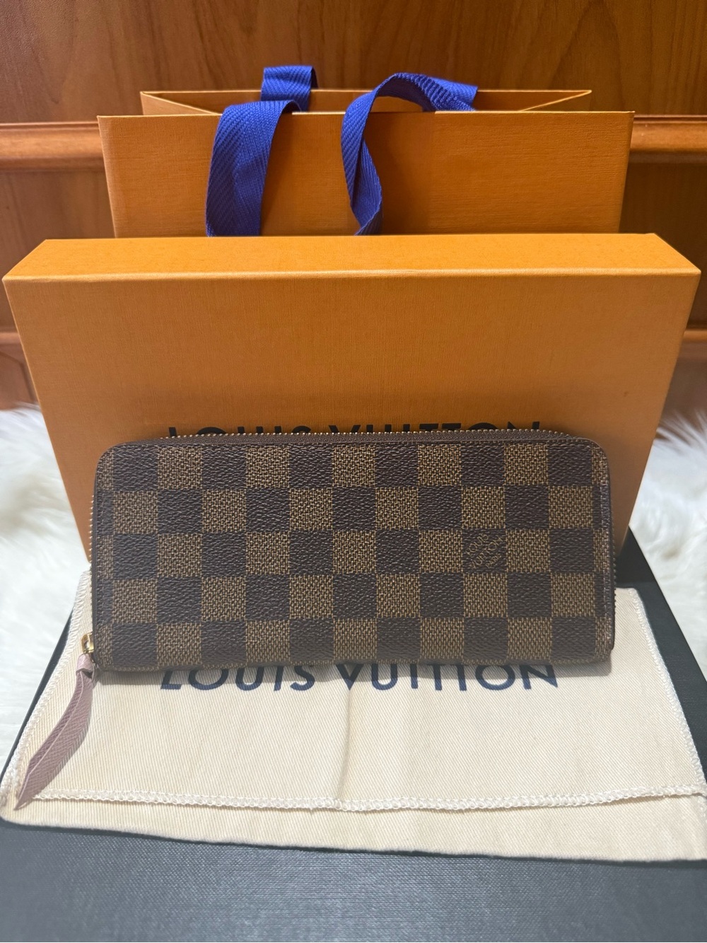 🤎✨LV DAMIER EBENE CLEMENCE WALLET ✨🤎
